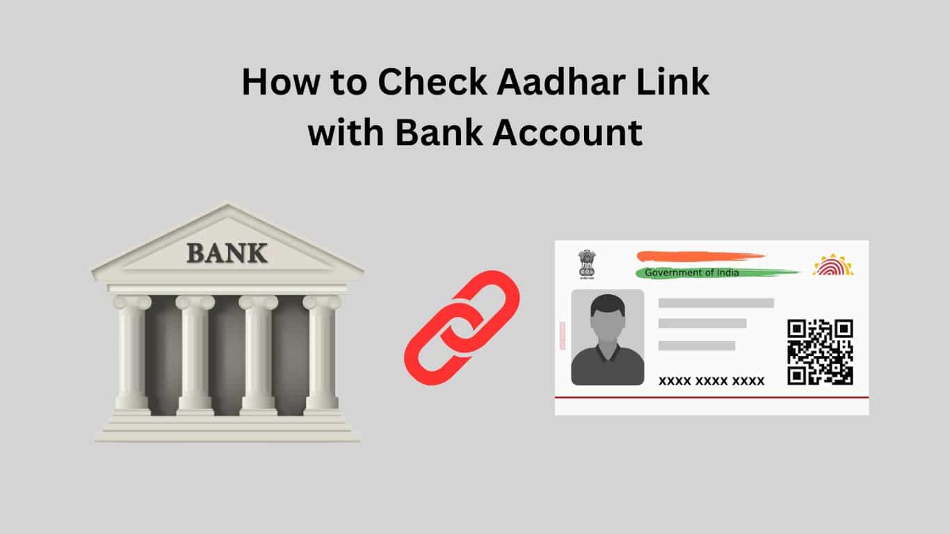 how to check aadhar link with bank account