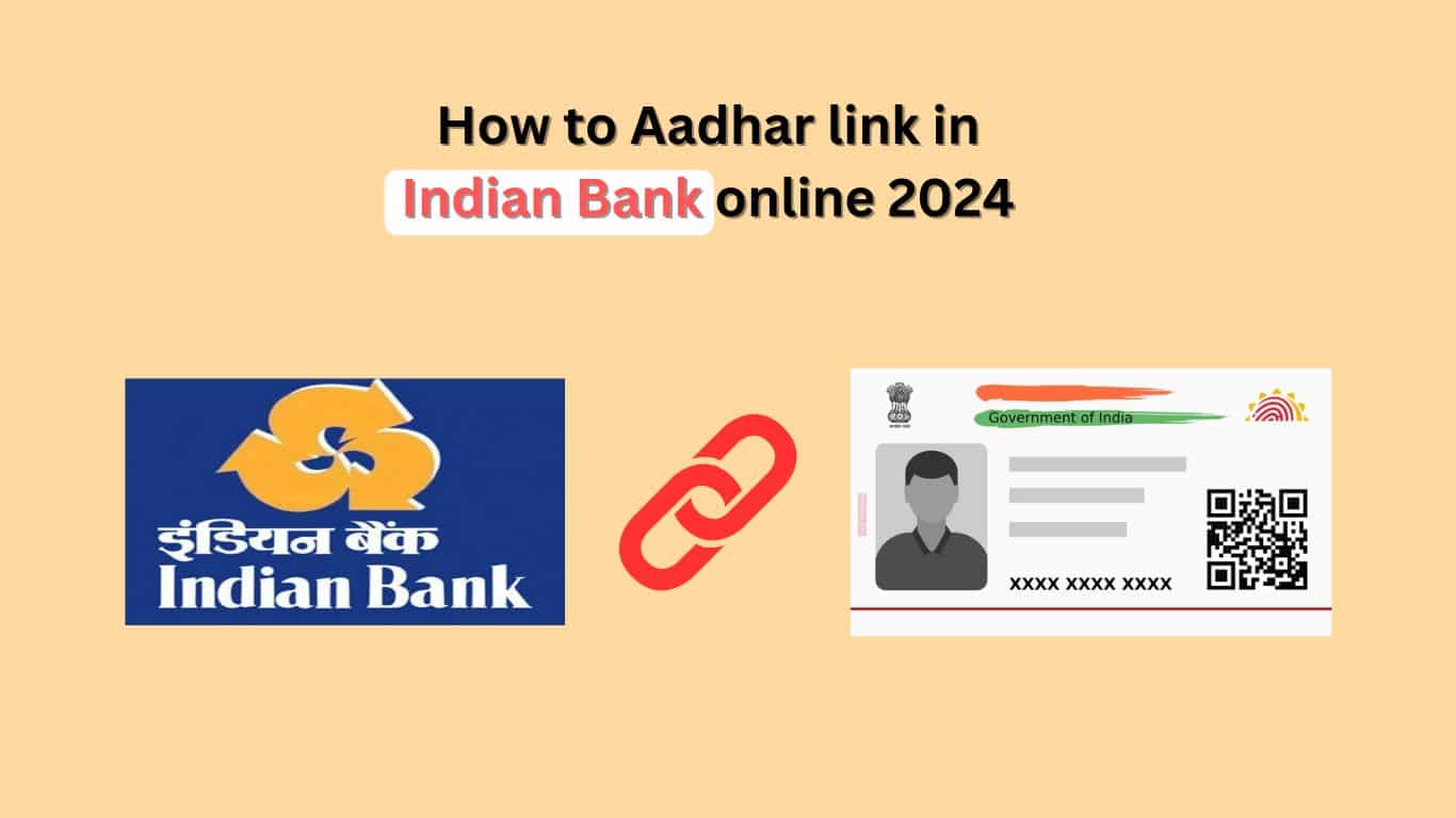 how to link aadhaar in indian bank account